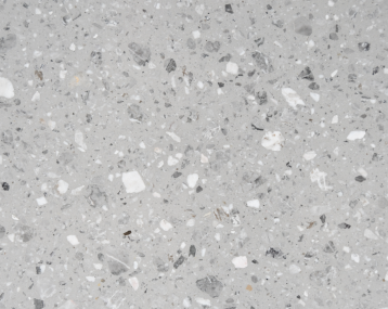 Light grey terrazzo Light grey terrazzo